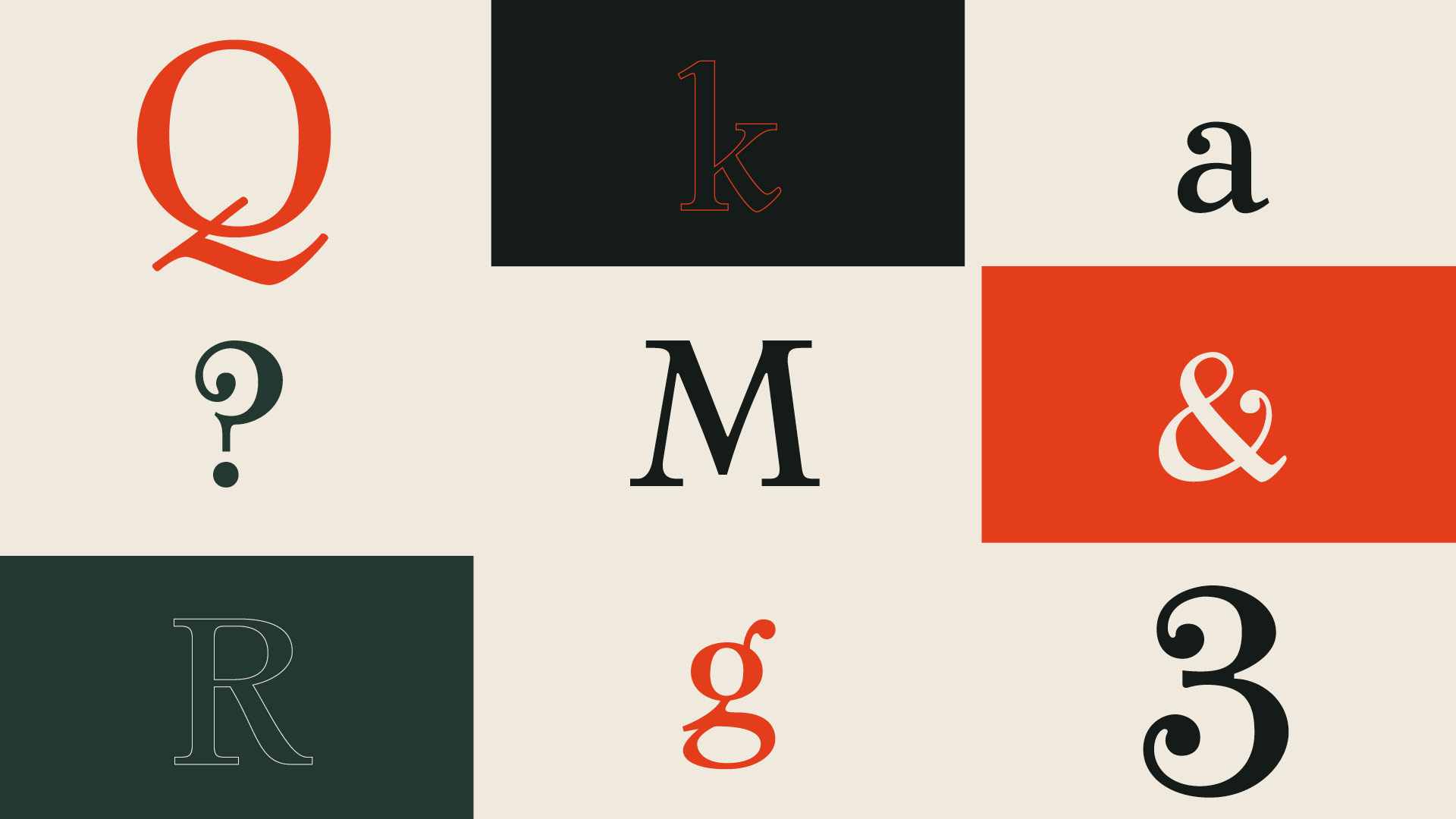 Heyse Neue — caracteres destacados