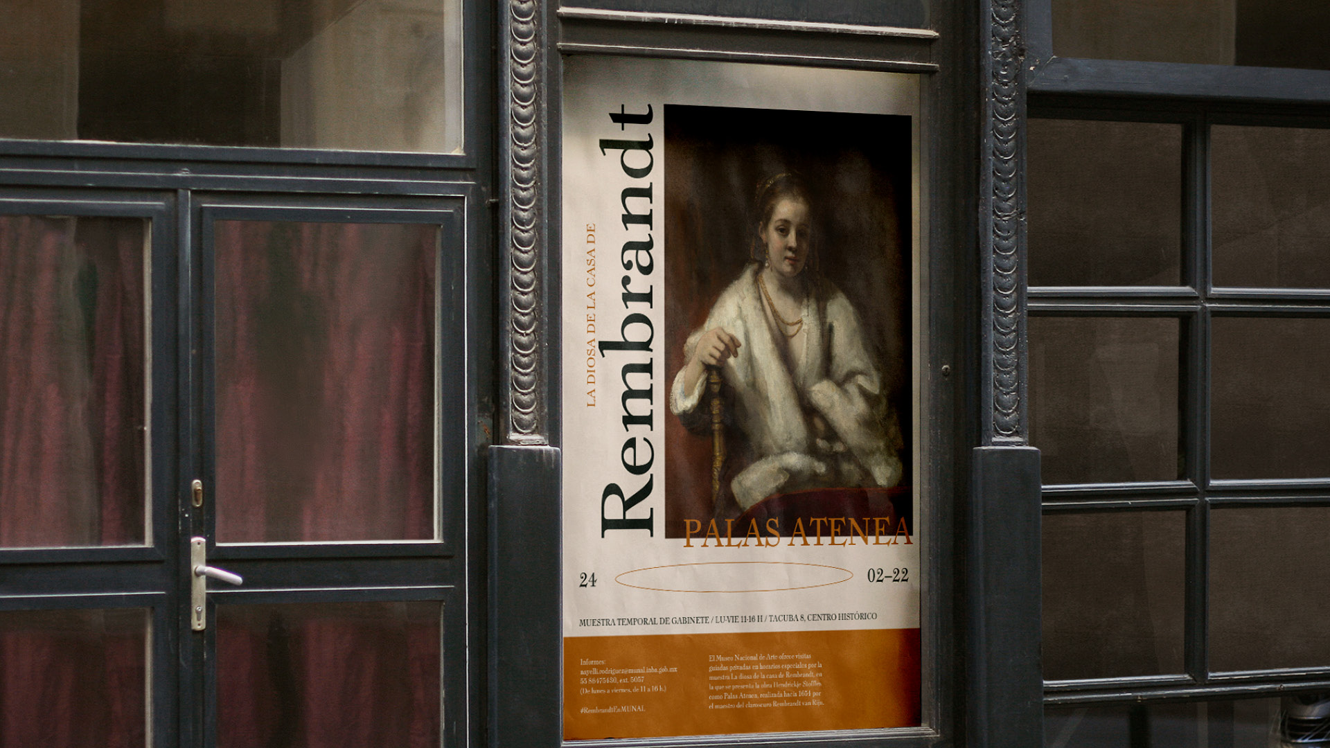 Heyse Neue — aplicación en cartel de museo